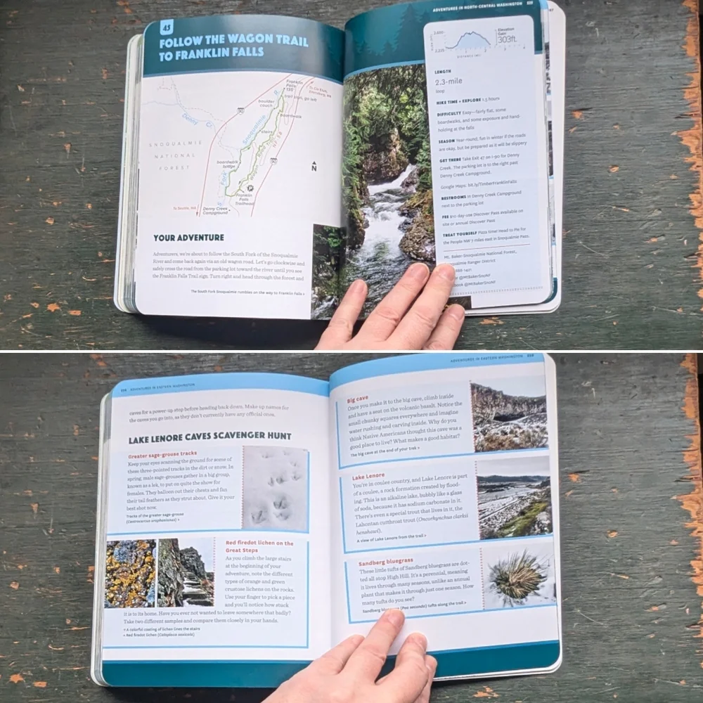 Oregon & Washington 50 Hikes with Kids book by Wendy Gorton, Like New - Picture 9 of 10